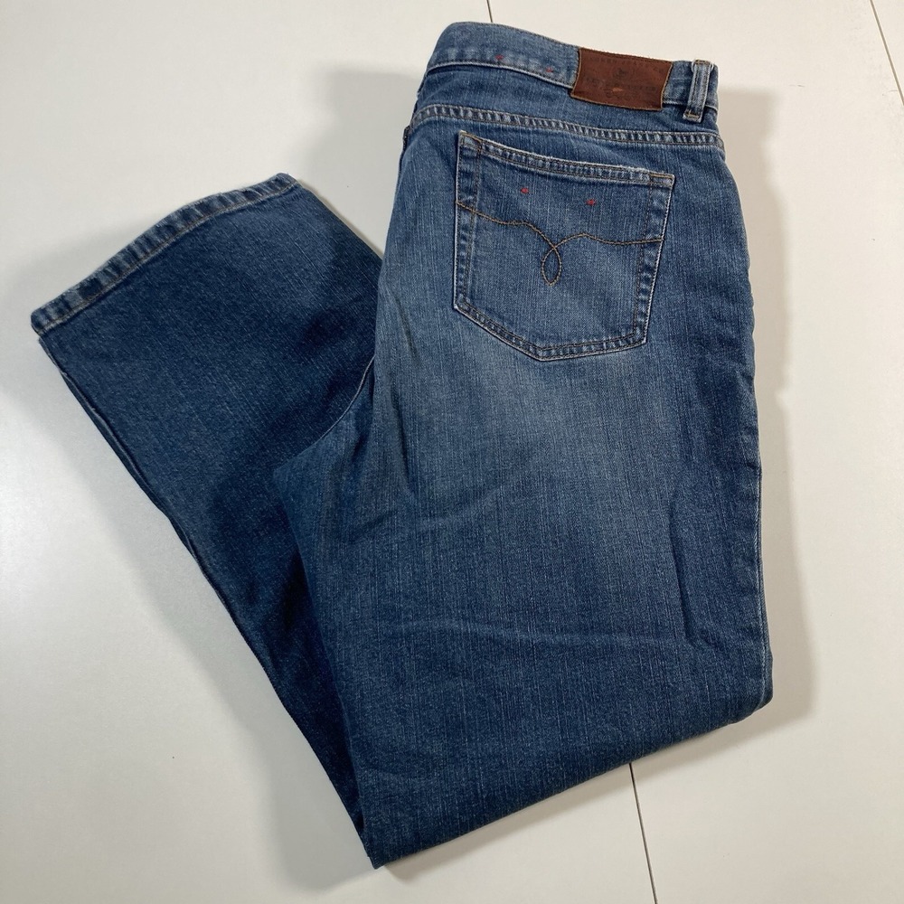 Lauren Ralph Lauren Jeans Women 36x28 Blue Straight Leg Medium Wash‎ Denim